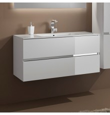 Тумба с раковиной Sanvit Кубэ -2 75 белый глянец