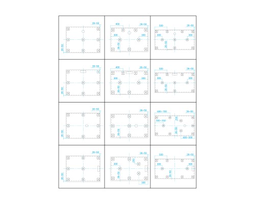 Душевой поддон прямоугольный RGW ST-W Белый (Комплект)  900x1000