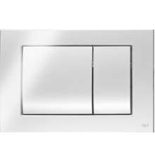 Кнопка смыва OLI Metal dual 656006 хром матовый, антивандальная