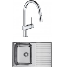 Комплект Мойка кухонная Omoikiri Sagami 79 + Смеситель Grohe Minta 32321002