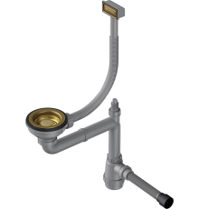 Сифон для мойки Omoikiri WK-1-AB античная латунь
