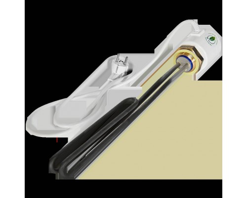 ТЭН STOUT 3.5001 3 кВт (1 фаза.) 1 1/2 + 2 термостата (основной и аварийный) (3.5001)