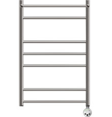 Полотенцесушитель электрический Point Аврора PN10158PE 50x80, с полкой