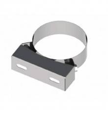 Стеновой хомут JEREMIAS D150 мм, отступ 50 мм, цвет RAL8017 DW21 150 (DW21 150 (RAL8017))