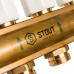 Распределительный коллектор из латуни без расходомеров STOUT 10 выходов (SMB 0468 000010)