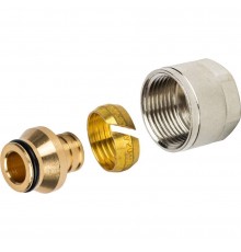 Фитинг компрессионный STOUT евроконус для труб PEX 20х2,8х3/4 (SFC-0020-002028)