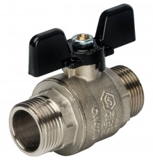 Кран шаровой STOUT полнопроходной, НР/НР, ручка бабочка 3/4 (SVB-0006-000020)