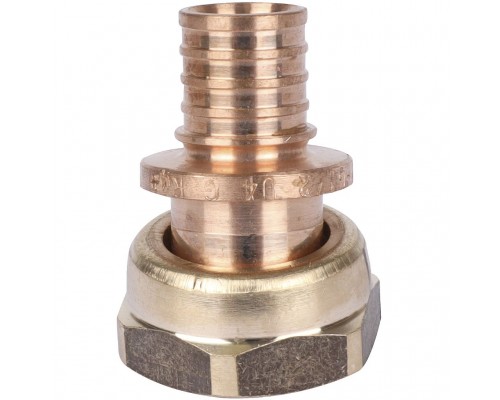 Переходник REHAU RAUTITAN с накидной гайкой 16-G 1/2 RX+ для труб из сшитого полиэтилена аксиальный (14563351001)