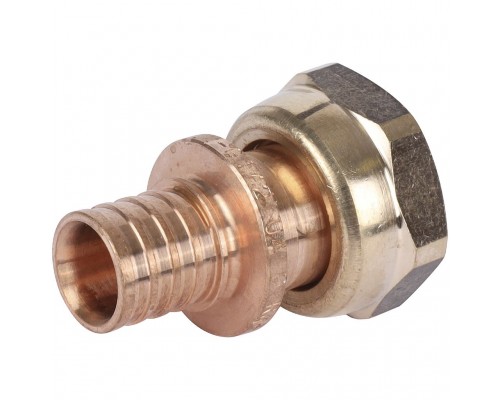 Переходник REHAU RAUTITAN с накидной гайкой 16-G 1/2 RX+ для труб из сшитого полиэтилена аксиальный (14563351001)