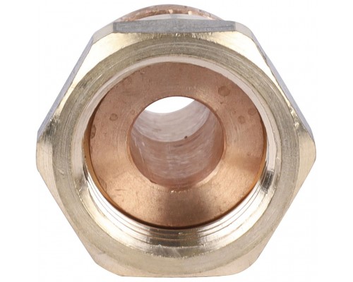 Переходник REHAU RAUTITAN с накидной гайкой 16-G 1/2 RX+ для труб из сшитого полиэтилена аксиальный (14563351001)