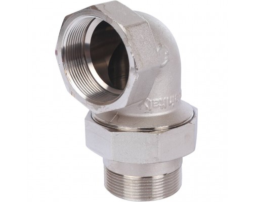 Разъемное угловое соединение STOUT американка ВН 2 уплотнение под гайкой o-ring кольцо, никелированное (SFT-0057-000002)