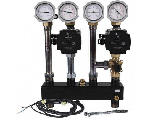Насосно-смесительный модуль Meibes Kombimix UK_MK с насосом Grundfos UPM3 70 (без сервопривода) (M26102.3OSRU)