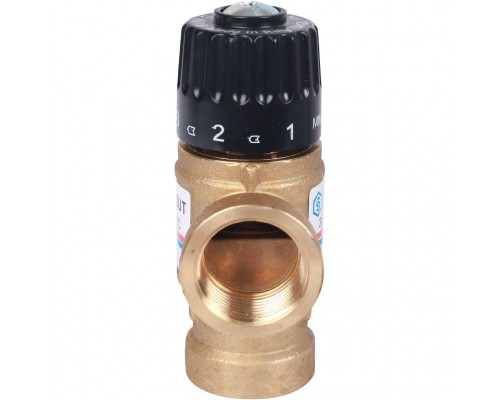 Термостатический смесительный клапан STOUT для систем отопления и ГВС 3/4 ВР 35-60°С KV 1,6 SVM-0110-166020 (SVM-0110-166020)