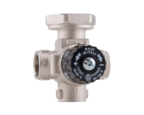 4-ходовой термостатический смесительный клапан BARBERI Rp 3/4” F - G 1”1/2 F 630A20N001 (630A20N001)