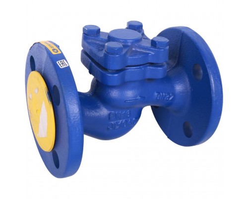 Клапан обратный подъемный ZETKAMA 287A Ду32 Ру16 фланцевый из чугуна (287A032C31)