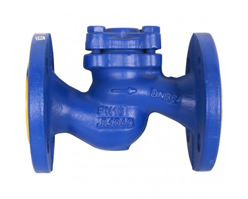 Клапан обратный подъемный ZETKAMA 287A Ду32 Ру16 фланцевый из чугуна (287A032C31)