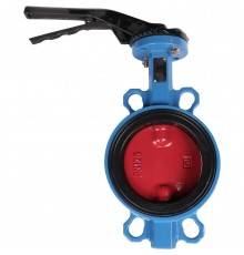Затвор поворотно-дисковый Tecofi VPI4448 DN 125 PN 16 межфланцевый с ручкой из чугуна EPDM (VPI4448-02EP0125)