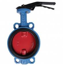 Затвор поворотно-дисковый Tecofi VPI4448 DN 150 PN 16 межфланцевый с ручкой из чугуна EPDM (VPI4448-02EP0150)