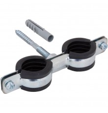 Хомут двойной Walraven Cobra с epdm М8 32-36мм+винт-шуруп М8х80мм+дюбель, шт (0802136)