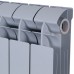 Радиатор биметаллический Global STYLE PLUS 500 10 секций боковое подключение (цвет cod.08 grigio argento opaco metallizzato 2676 (серый)) 155271 (155271)