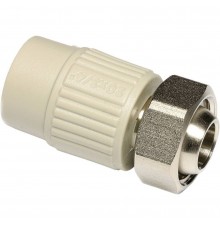 Муфта Ekoplastik ППР с евроконусом и накидной гайкой 20х3/4 (SZM02025ERCT)