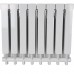 Радиатор алюминиевый STOUT VEGA 500 8 секций боковое подключение (белый RAL 9016) SRA-1310-050008 (SRA-1310-050008)