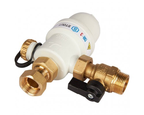 Фильтр -шламоотделитель с магнитом для настенных котлов STOUT SFW-0072-000020 G 3/4M-G 3/4RN-G 3/4M, (SFW-0072-000020)