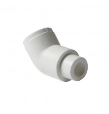 Угольник Pro Aqua d=20 PP-R 45 градусов переходной Н-В Серый (PA13808G)
