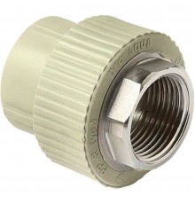 PA22530PG Pro Aqua d=110-4 PP-R Муфта комбинированная под ключ ВР Серая (PA22530PG)