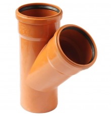 Pro Aqua PPH70111145 Terra D 110x110/45 PP Тройник для наружной канализации (PPH70111145)