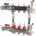 Коллектор из нержавеющей стали в сборе с расходомерами ROMMER 3 выхода (RMS-1210-000003)