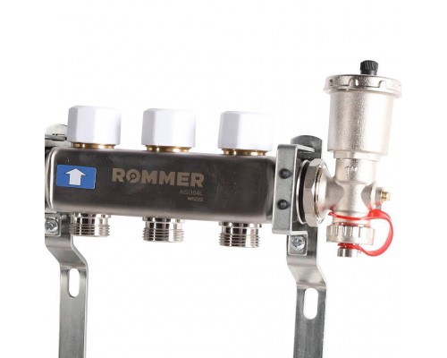 Коллектор из нержавеющей стали в сборе с расходомерами ROMMER 3 выхода (RMS-1210-000003) Коллектор из нержавеющей стали в сборе с расходомерами ROMMER 3 выхода (RMS-1210-000003)