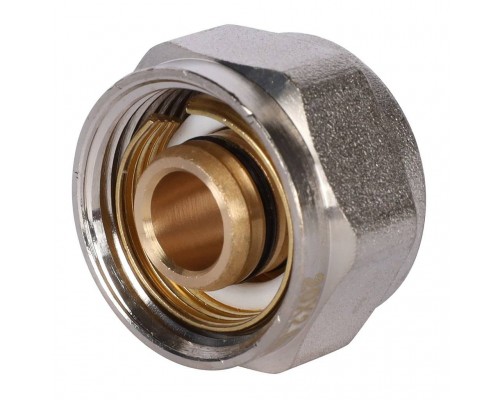 Фитинг компрессионный ROMMER евроконус для труб PEX-AL-PEXc 20х2,9х3/4 (RFC-1026-202934) Фитинг компрессионный ROMMER евроконус для труб PEX-AL-PEXc 20х2,9х3/4 (RFC-1026-202934)