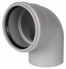 Отвод канализационный бесшумный STOUT D 110 х 87,5° (SKB-0012-011087)