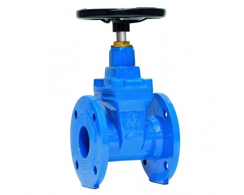 Задвижка с обрезиненным клином фланцевая FAF 6000, Ду 080, Ру 16 со штурвалом (6000080)