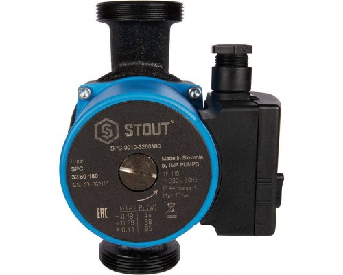 Насос циркуляционный STOUT 32/60-180 SPC-0010-3260180 (SPC-0010-3260180) Насос циркуляционный STOUT 32/60-180 SPC-0010-3260180 (SPC-0010-3260180)