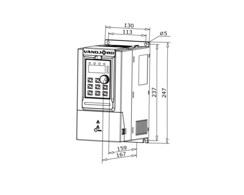 Преобразователь частоты Vandjord PDG10-4T5R5B-E-NP 52111008 (52111008) Преобразователь частоты Vandjord PDG10-4T5R5B-E-NP 52111008 (52111008)