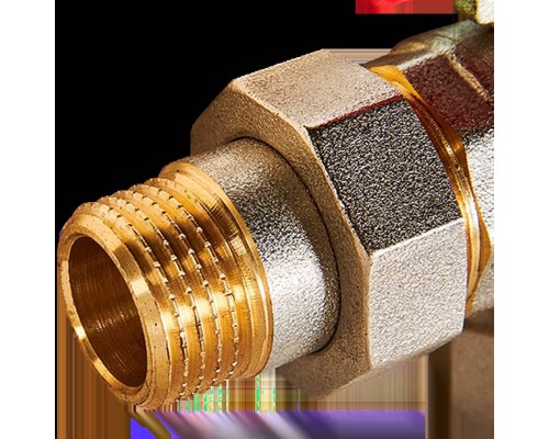 Кран шаровой угловой с американкой ROMMER ВР/НР, ручка бабочка 1/2 (RBV-0006-2610215) Кран шаровой угловой с американкой ROMMER ВР/НР, ручка бабочка 1/2 (RBV-0006-2610215)