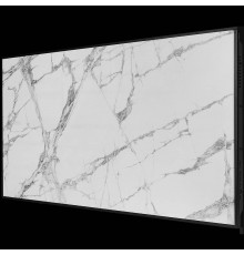 Отопительная панель STOUT WHITE STONE SCT 120*60 белый гранит / черный корпус SCT-00WB-012060 (SCT-00WB-012060)