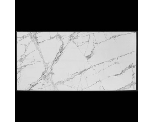 Отопительная панель STOUT WHITE STONE SCT 120*60 белый гранит / черный корпус SCT-00WB-012060 (SCT-00WB-012060)