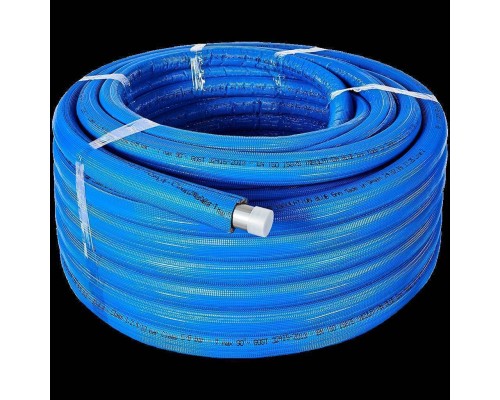 Труба STOUT SPI-0004-003244 32х4,4 (бухта 50 метров) PEX-a из сшитого полиэтилена с кислородным слоем, серая в теплоизоляции (синяя) (SPI-0004-003244)