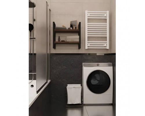 Полотенцесушитель бытовой электрический мощность RIFAR D-LINE 330 Вт, цвет белый (DL-120-60-W)