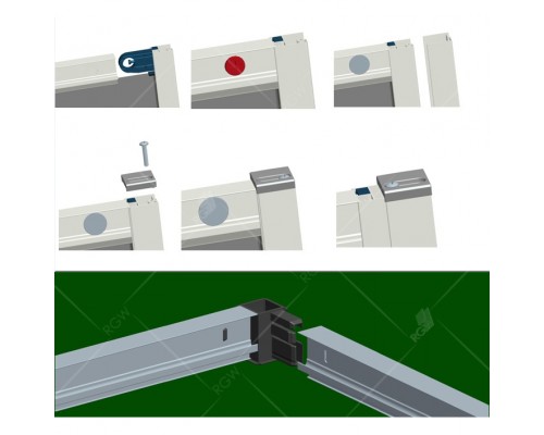 Душевой уголок RGW CL-34B 800x800