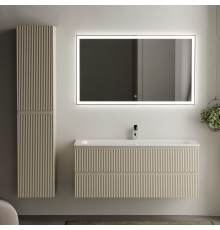 Мебель для ванной комнаты Sancos Snob R 120 см, beige soft, раковина CN7017