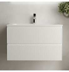 Тумба с раковиной Sancos Snob R 80 см, bianco