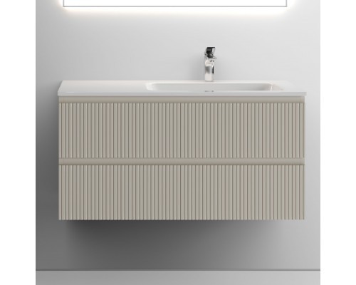 Тумба с раковиной Sancos Snob T 100 см, R, beige soft