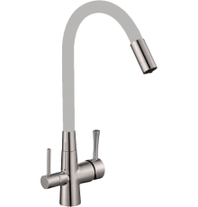 Смеситель для кухни Savol S-L1806L-04 с гибким изливом