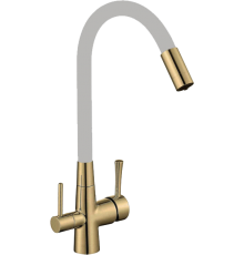 Смеситель для кухни Savol S-L1806C-04 с гибким изливом