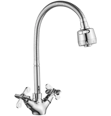 Смеситель для кухни Rossinka RS42 RS42-75 с гибким изливом