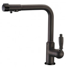 Смеситель для кухни Zorg Clean Water ZR 320 YF-33 черный металл